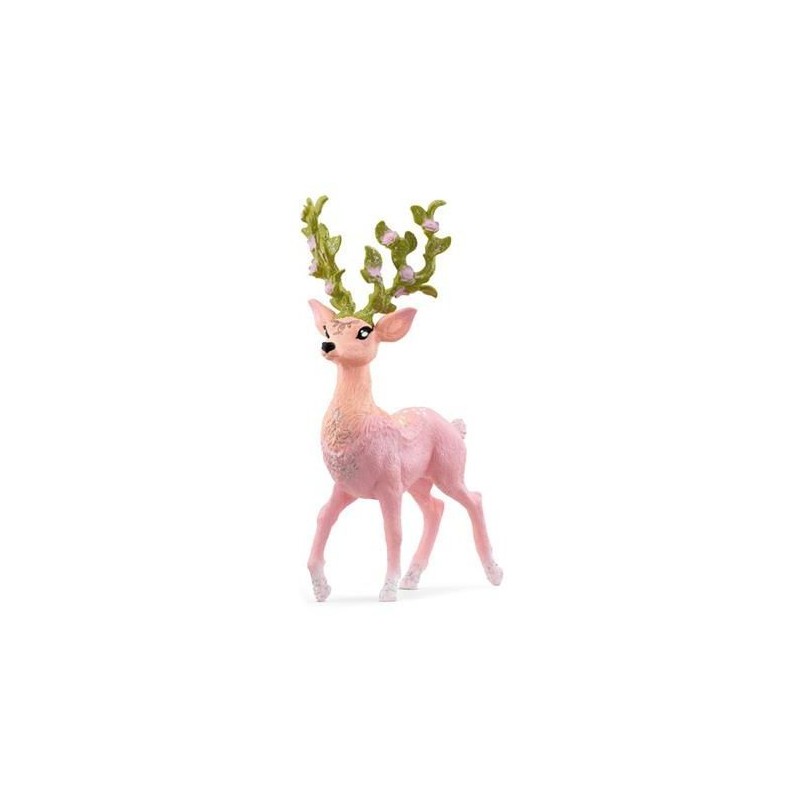 Figurine Cerf Magique rose, Schleich 13996 Bayala, Pour enfant des 5