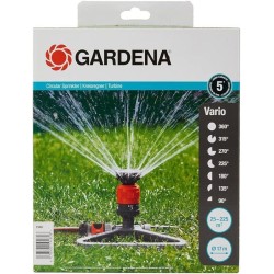 Arroseur circulaire Vario Comfort GARDENA - 1948-20 - Surface 225m² max - Por...