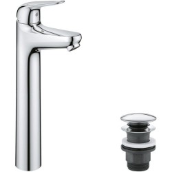 Mitigeur monocommande vasque a poser - GROHE Swift - 24331001 - Chromé - Tail...