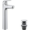 Mitigeur monocommande vasque a poser - GROHE Swift - 24331001 - Chromé - Tail...
