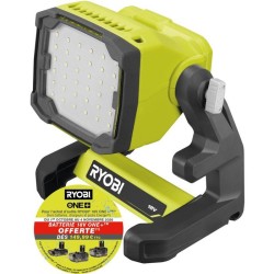 RYOBI - Projecteur LED 18V ONE+ - 3 intensités : 1800 / 800 / 400 Lumens - te...