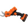 Sécateur électrique sans fil + batterie 2Ah + chargeur - BLACK+DECKER - BCPP1...
