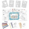 Set créatif - EDUCA - Décoration et modelage des personnages Bluey - 3 activi...