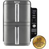 Friteuse sans huile NINJA - Double Stack XL SL400EU - Capacité 9,5L - 6 progr...