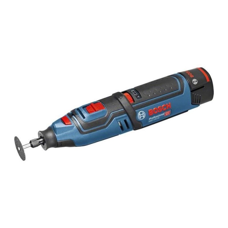 Outil rotatif Bosch Professional GRO 12V-35 + 2 batteries 2,0Ah + L-Boxx - 06...