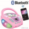 Lecteur CD Portable Bluetooth Licorne - LEXIBOOK - Effets Lumineux - USB - En...