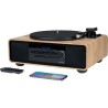 Micro-chaîne Bluetooth avec platine - THOMSON - Noir/Bois - Radio FM/CD/MP3/U...