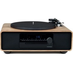 Micro-chaîne Bluetooth avec platine - THOMSON - Noir/Bois - Radio FM/CD/MP3/U...