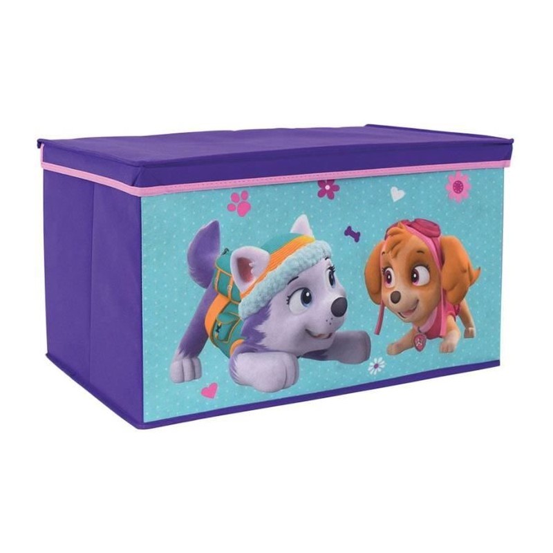 Fun House Pat Patrouille fille coffre a jouets pliable pour enfant