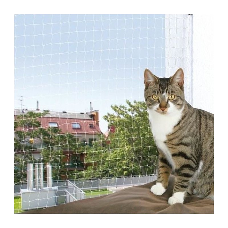TRIXIE Filet de protection chat 6x3 m transparent