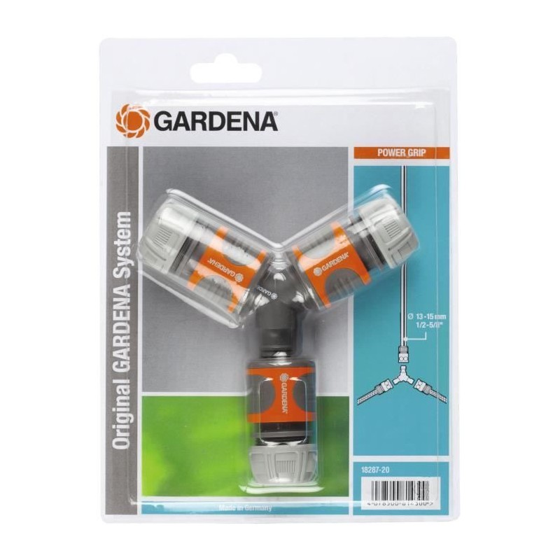 GARDENA Nécessaire de dérivation – Raccordement triple – Compatibilité Origin...