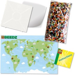 Perles a repasser - SES CREATIVE - Animaux du monde - Beedz - Kit