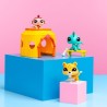BANDAI - Littlest Pet Shop - Pack Tiki Jungle - 3 animaux et accessoires - BF...