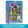 Pack a theme 3 Pets - BANDAI - Littlest Pet Shop Camping - Animaux et accesso...