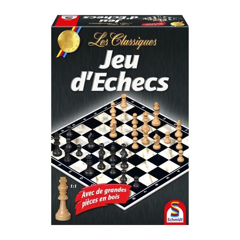 Les Classiques - Jeu d'échecs - SCHMIDT SPIELE - Affrontez-vous dans des part...