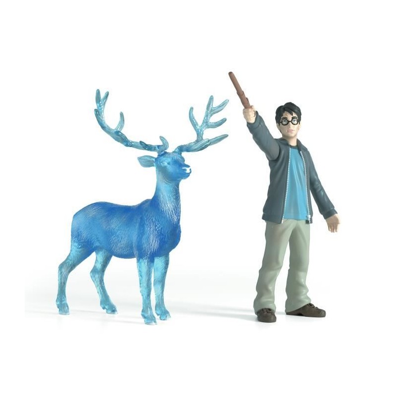 Figurines Harry et son Patronus, Schleich 42680 Harry Potter, Pour