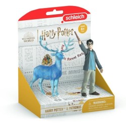 Figurines Harry et son Patronus, Schleich 42680 Harry Potter, Pour