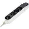 Multiprise - CHACON - Bloc multiprise parafoudre avec interrupteur 4 prises -...