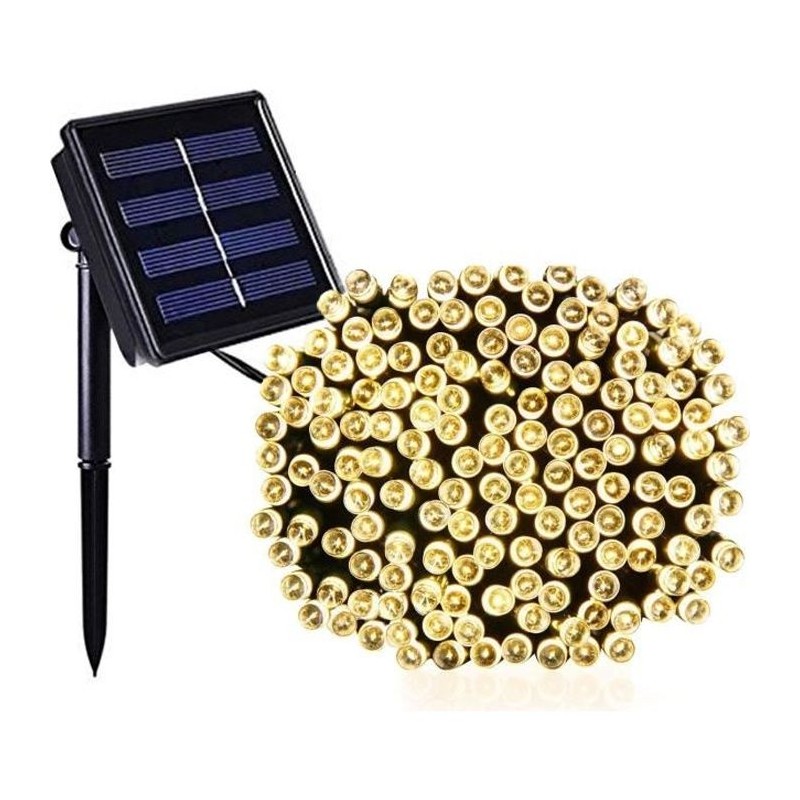 Guirlande lumineuse solaire Yogy Solar - LUMI JARDIN - 200 LED - 1700 cm - Bl...