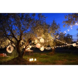Guirlande lumineuse solaire Yogy Solar - LUMI JARDIN - 200 LED - 1700 cm - Bl...