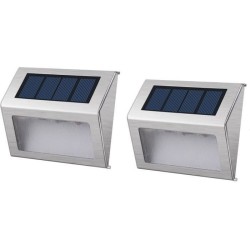 Spot solaire mural extérieur étanche - LUMISKY - 3 LEDs blanches - 2 modes d'...