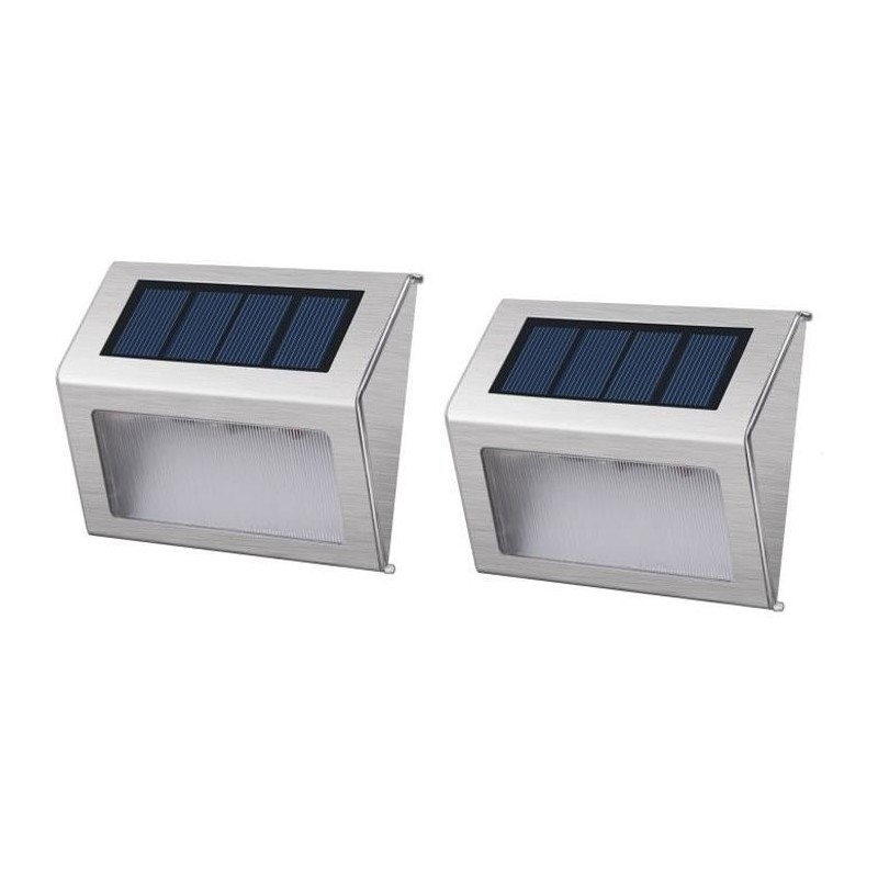 Spot solaire mural extérieur étanche - LUMISKY - 3 LEDs blanches - 2 modes d'...