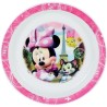 Lot Vaisselle Disney Minnie - FUN HOUSE - 006377 - Verre, Assiette Creuse, As...