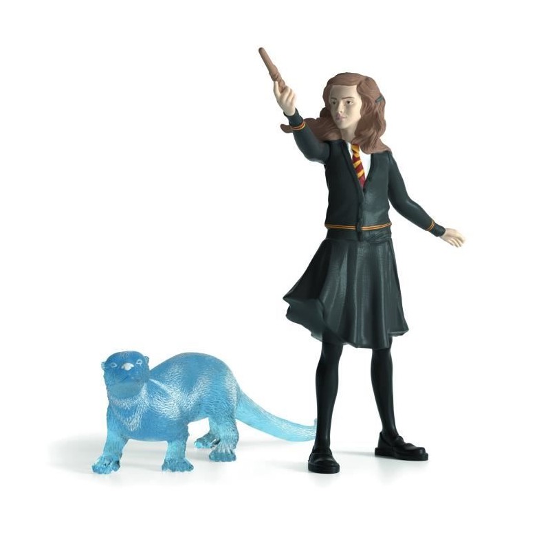 Figurines Hermione et son Patronus, Schleich 42681 Harry Potter, Pour