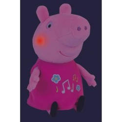 Jemini PEPPA PIG Peluche 25cm musicale & lumineuse
