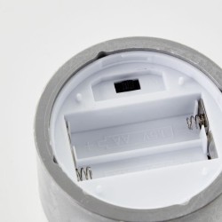 Lot 3 Lampes a poser LED BOUGIE BRILLIANT  - 2500K - Plastique et verre - Gri...