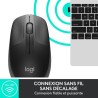 Souris - Sans fil - Logitech - M190 - Noir