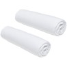 Lot de 2 draps housses TODAY Essential - 90 x 190 cm - 1 personne - 100% Coto...