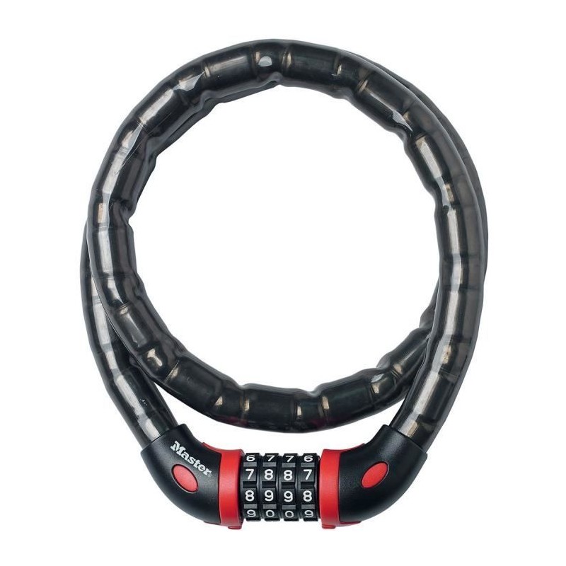 MASTER LOCK Cable Antivol Vélo - Idéal pour Vélo, Vélo Electrique, Skateboard...