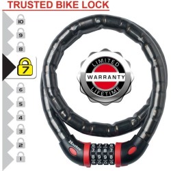 MASTER LOCK Cable Antivol Vélo - Idéal pour Vélo, Vélo Electrique, Skateboard...