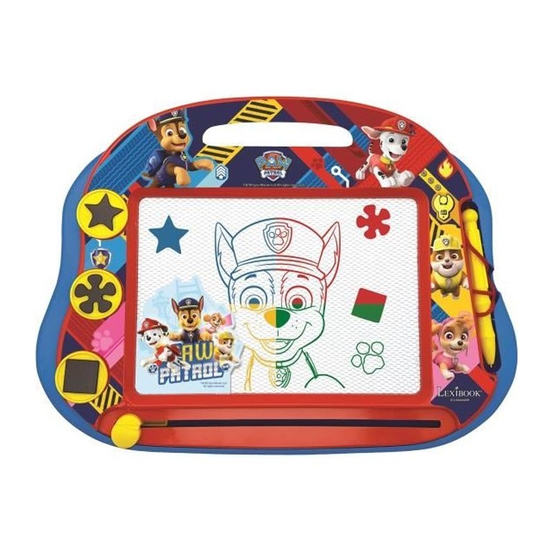 Ardoise magique Pat' Patrouille format A5 avec accessoires magnétiques pour d...
