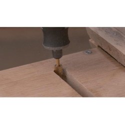 Lot de 2 fraises acier haute longévité Dremel Max 115 - ø 7,8mm cylindrique