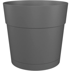 ARTEVASI Pot de fleurs rond CAPRI LARGE - Plastique - Réservoir d'eau - diame...