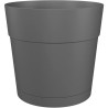 ARTEVASI Pot de fleurs rond CAPRI LARGE - Plastique - Réservoir d'eau - diame...