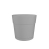ARTEVASI Pot de fleurs rond CAPRI LARGE - Plastique - Réservoir d'eau - diame...