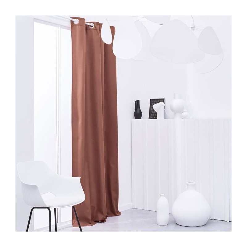 TODAY Rideau Isolant Thermique Essential Uni - 140 x 240 cm - Terracotta
