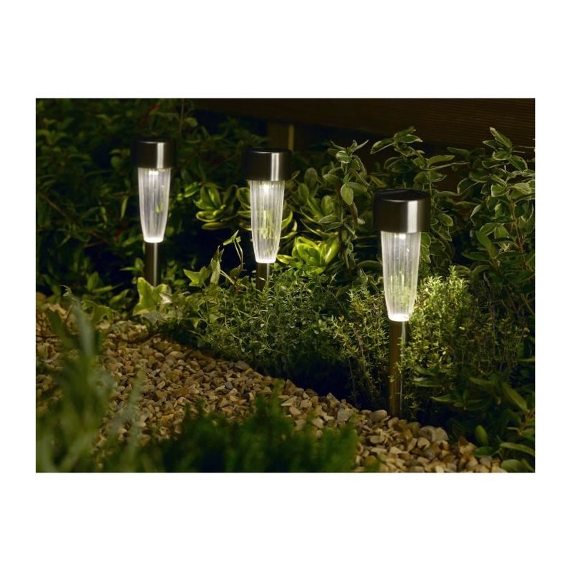 Balise solaire Flûte SMART GARDEN - Pack de 10