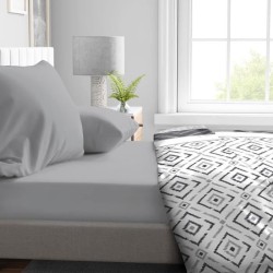 Drap Housse - HOME LINGE PASSION - HP71761 - 90 x 190 cm + 30 cm bonnet - Mic...