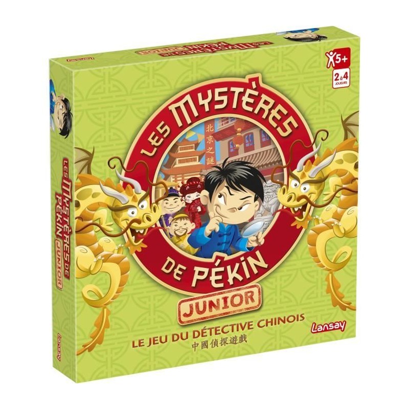 LANSAY - LES MYSTeRES DE PÉKIN - Jeu de société - Version Junior - 2 a 4 joue...
