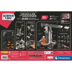 CLEMENTONI - Véhicules et machines - 50 constructions - Manuel