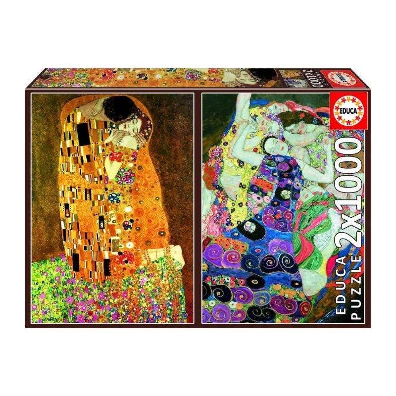 Puzzle 1000 pieces Gustav Klimt - EDUCA - Tableaux et peintures
