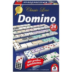 Jeu de Domino - SCHMIDT SPIELE - Classic line - 55 dominos grand format - 24 ...