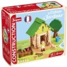 La Cabane du Jardinier 60 Pieces - JEUJURA - Jeu de Construction en Bois Natu...