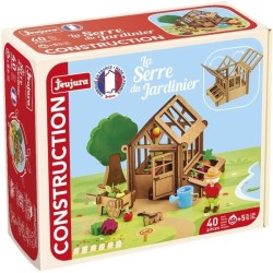 La Serre du Jardinier 40 Pieces - JEUJURA - Jeu de Construction en Bois Natur...