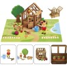La Serre du Jardinier 40 Pieces - JEUJURA - Jeu de Construction en Bois Natur...