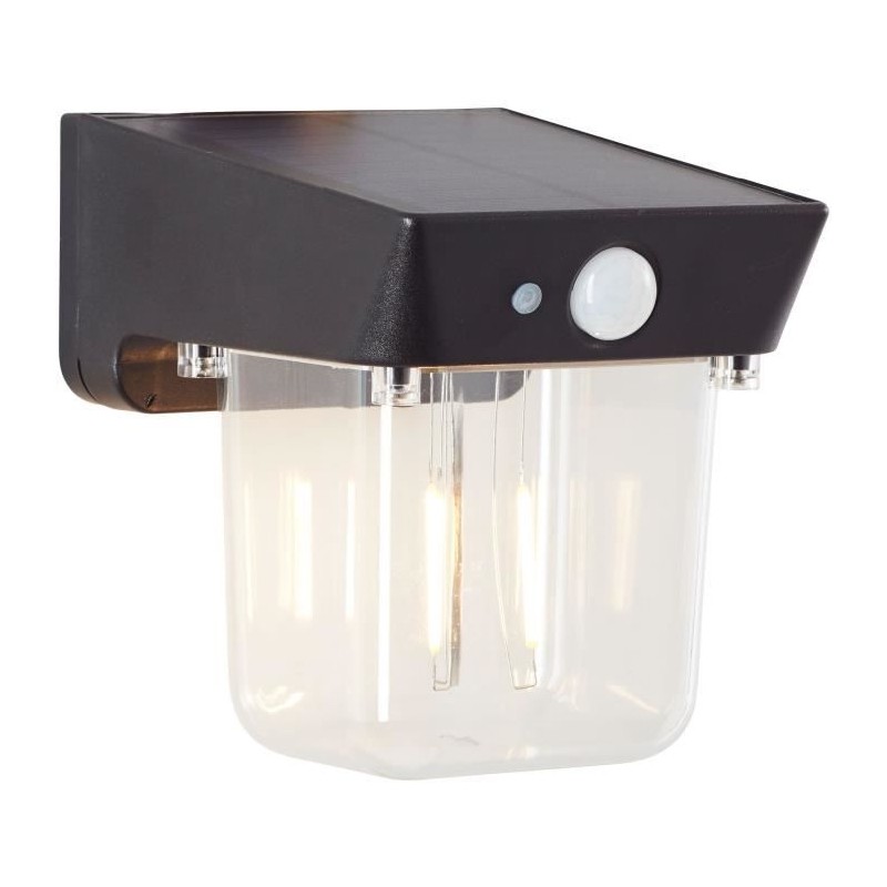 Applique extérieure - BRILLIANT - PARSON - LED et solaire - Détecteur de mouv...